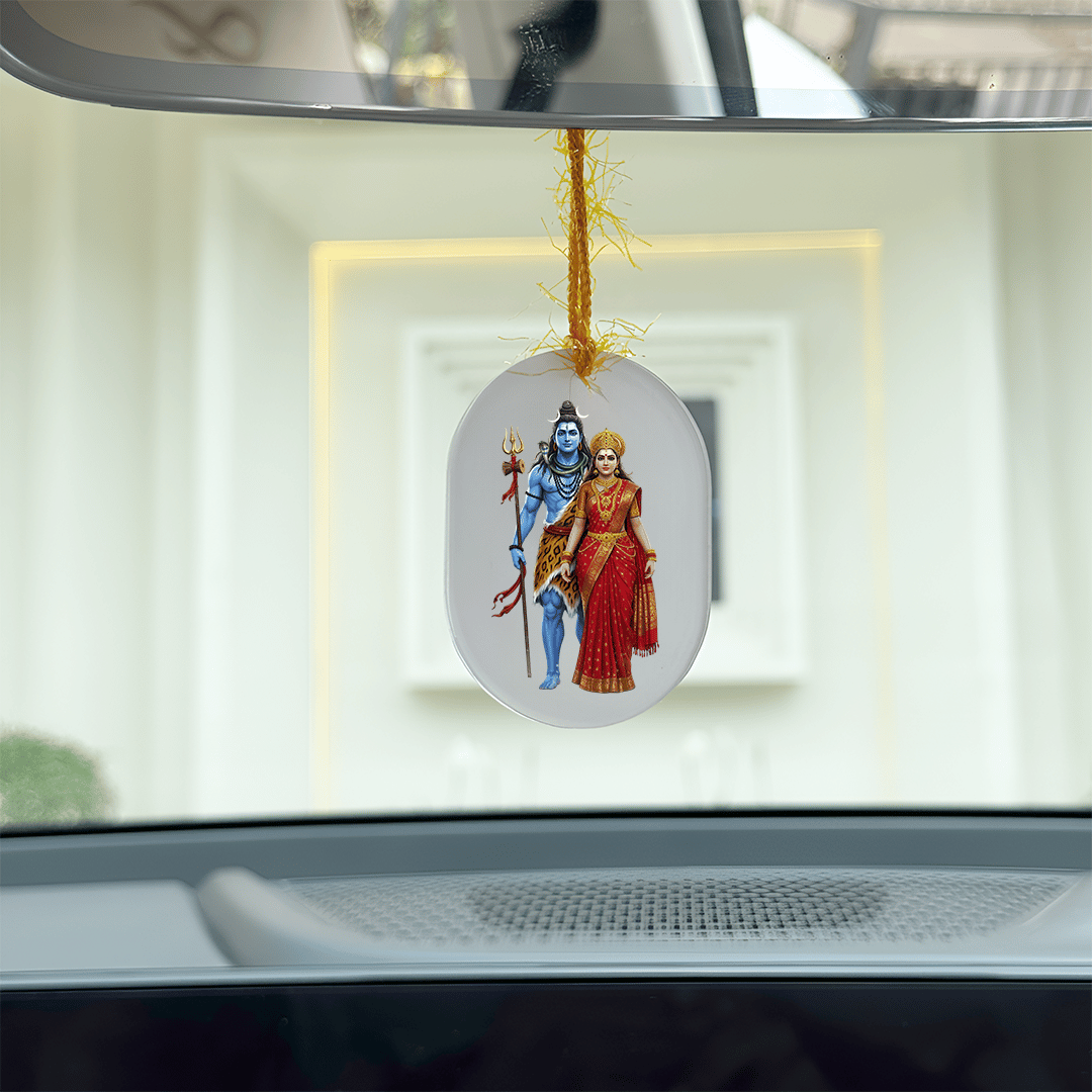 Shiva Parvati Mirror Hanger
