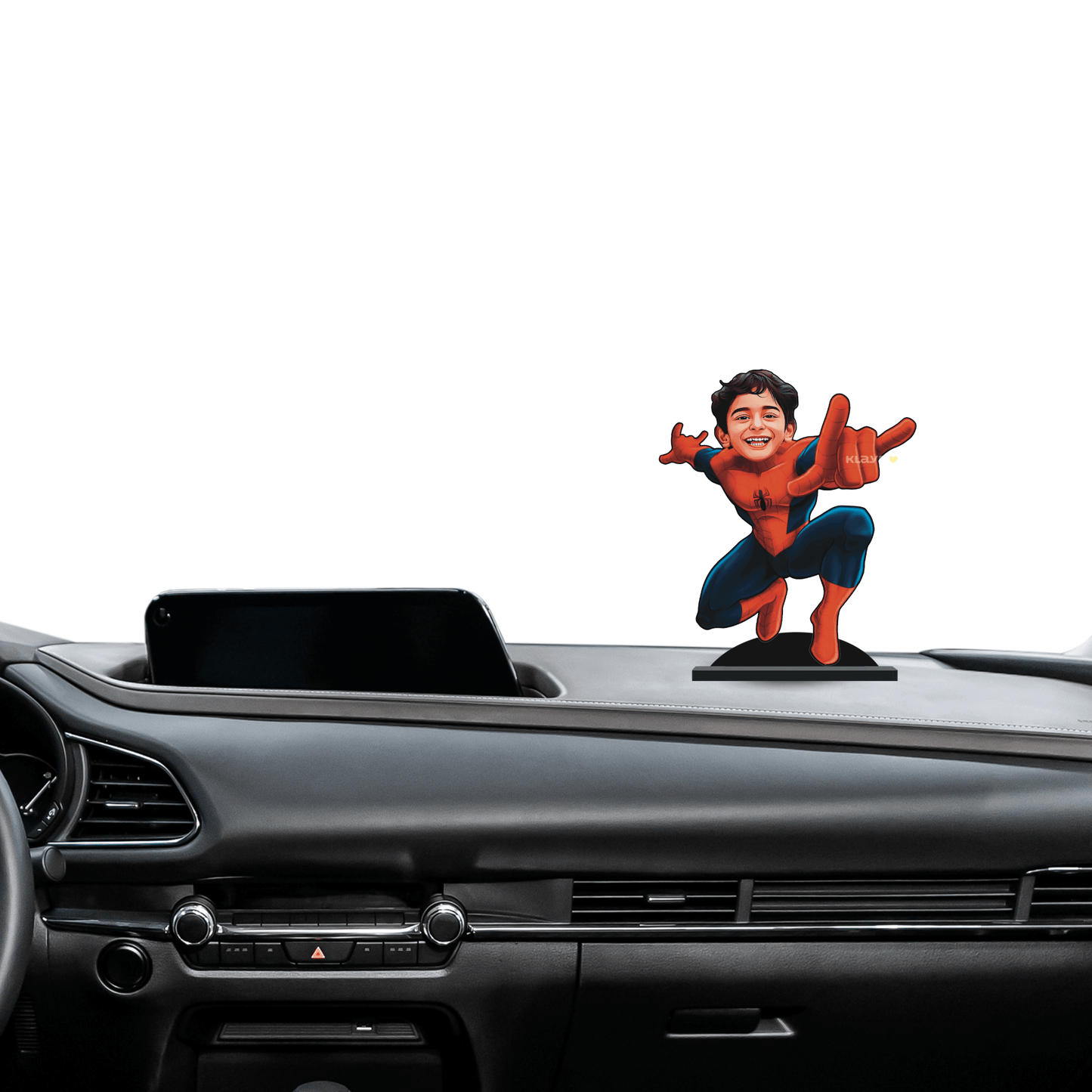 Personalised Superhero Minify Spider Man sitting pose