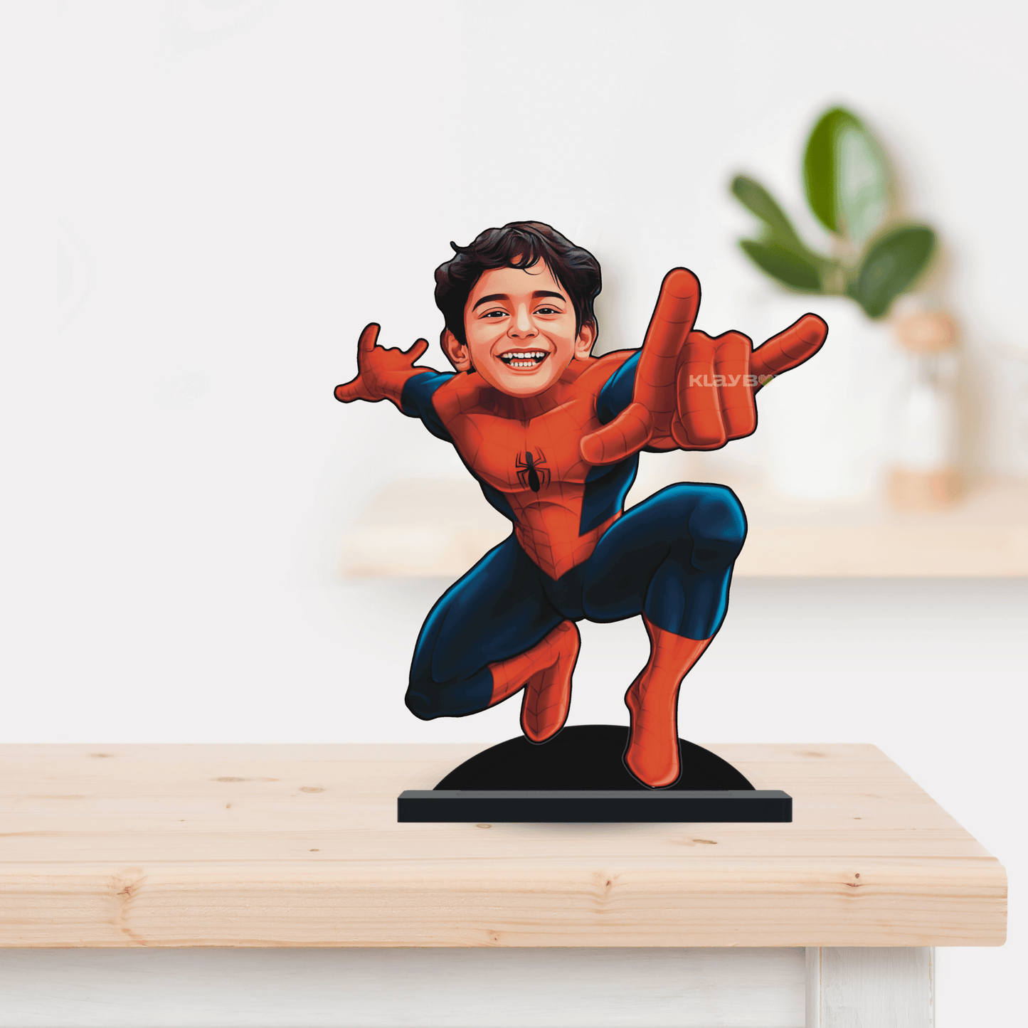 Personalised Superhero Minify Spider Man sitting pose