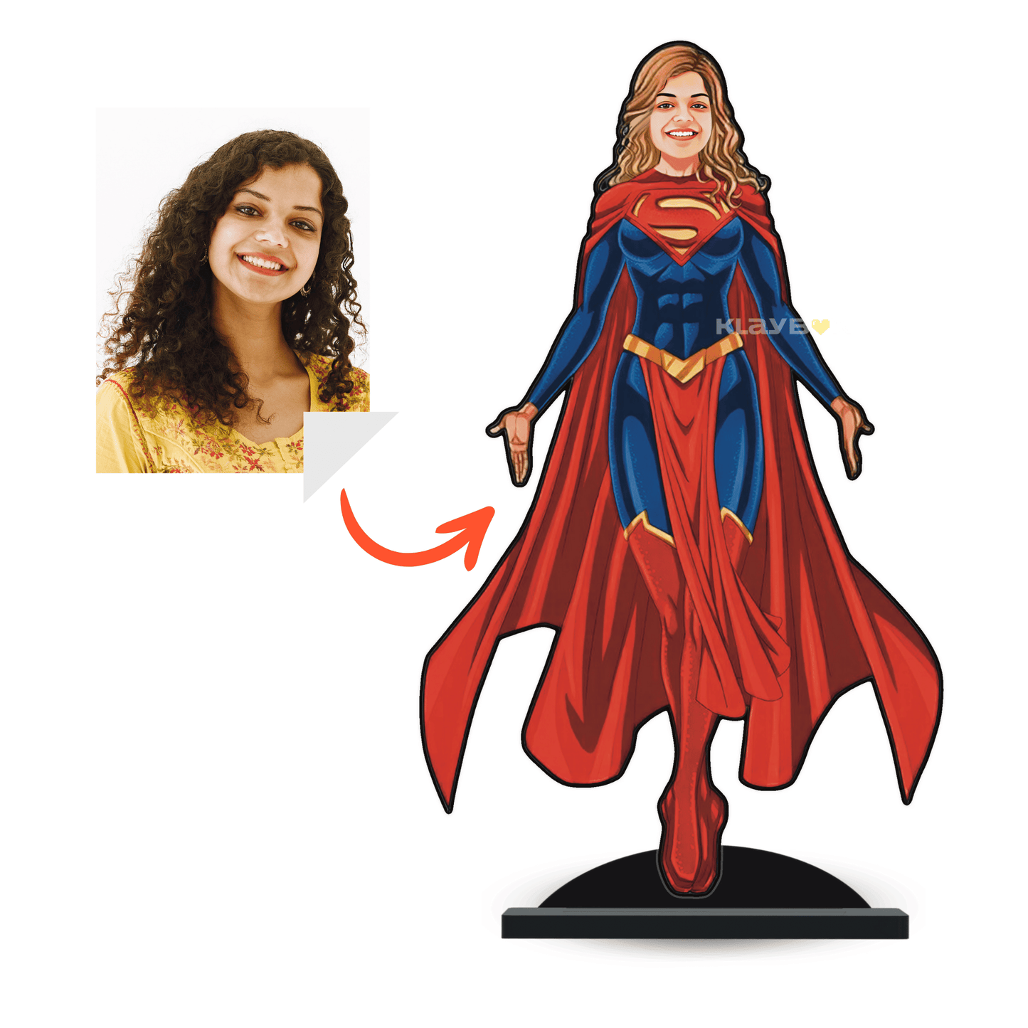 Superhero minify Super Women Straight Pose