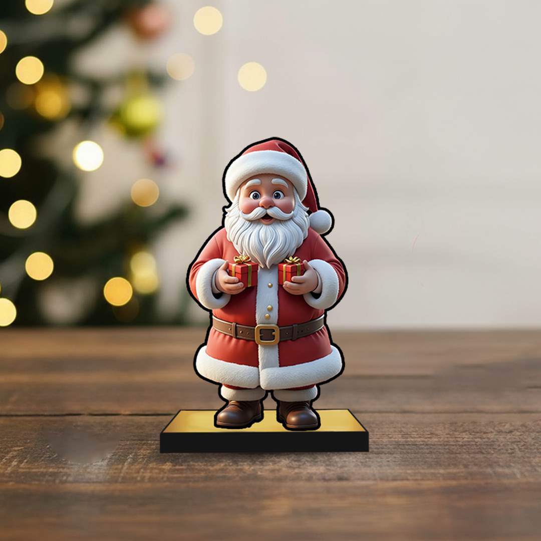 Santa Claus - Christmas 2D Miniature – Festive Decor