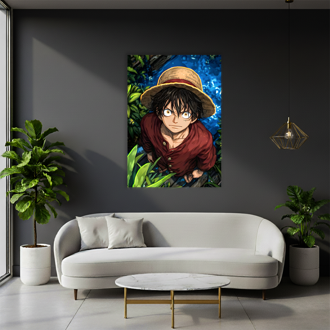 Monkey D. Luffy – Straw Hat Adventure - Premium Acrylic Anime Wall Frame