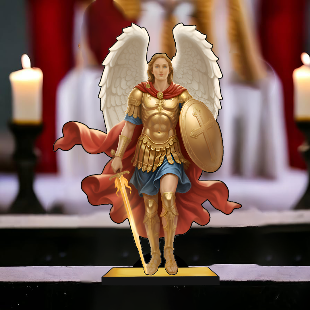 Michael the Archangel 2D Miniature statue