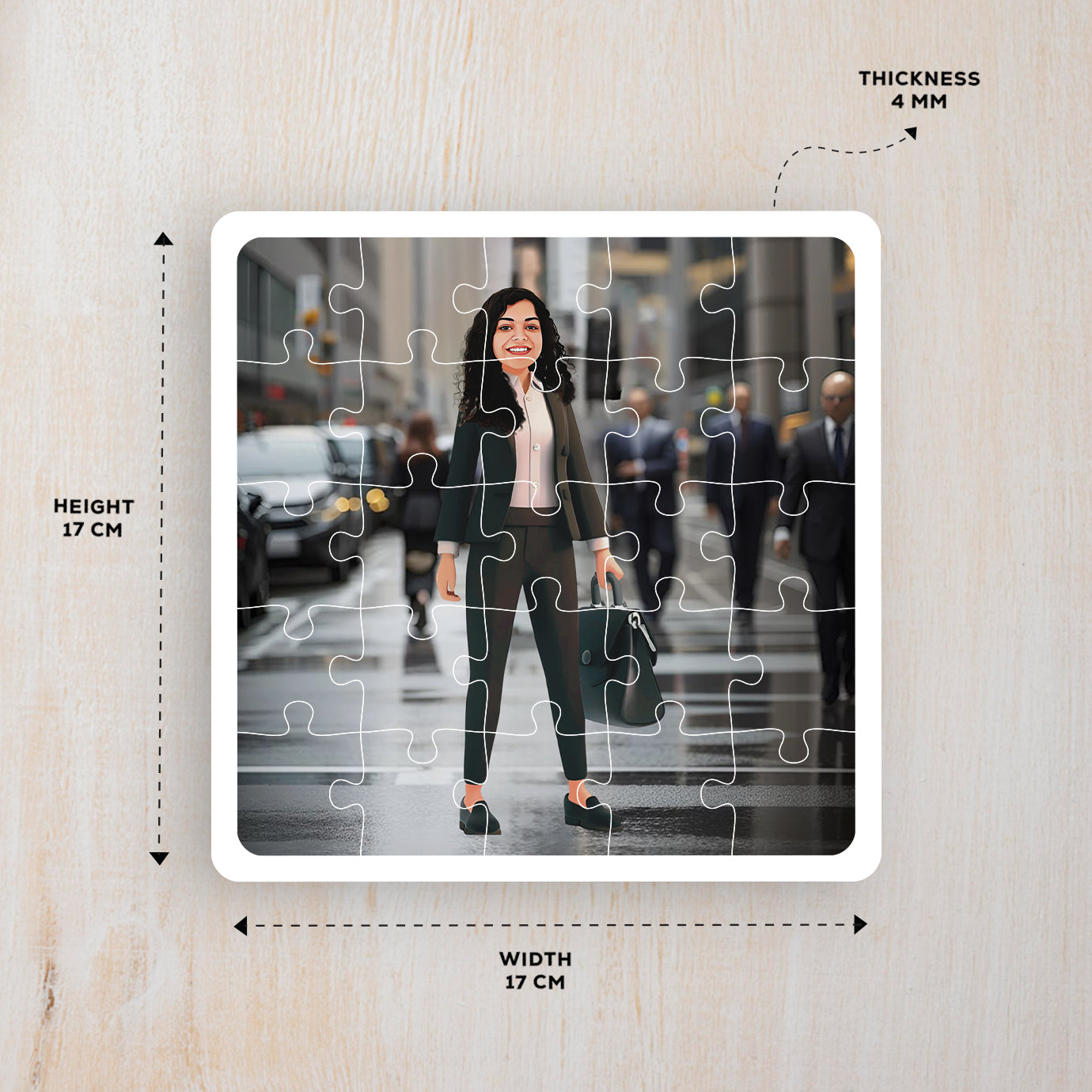 Personalised Bussiness Woman DesirePuzzle Photo Frame