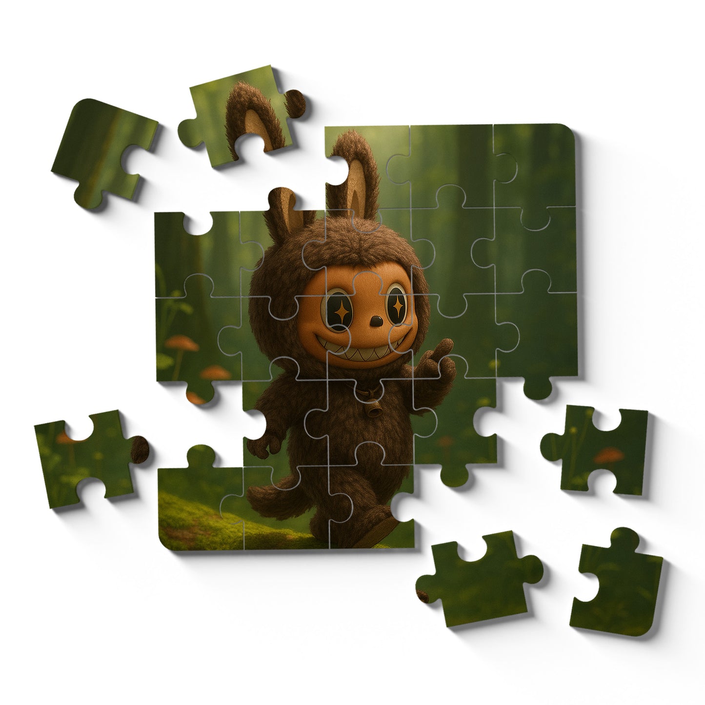 Toffee Labubu Doll Puzzle Photo Frame