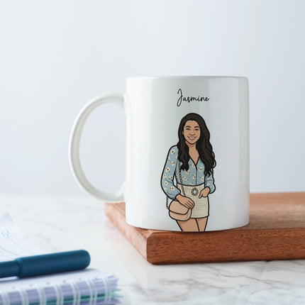 Personalised Doodle Art Mug