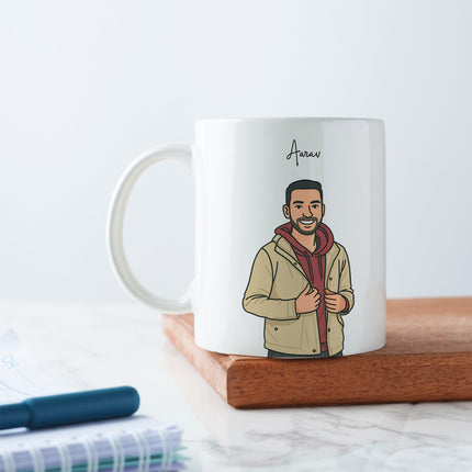 Personalised Doodle Art Mug