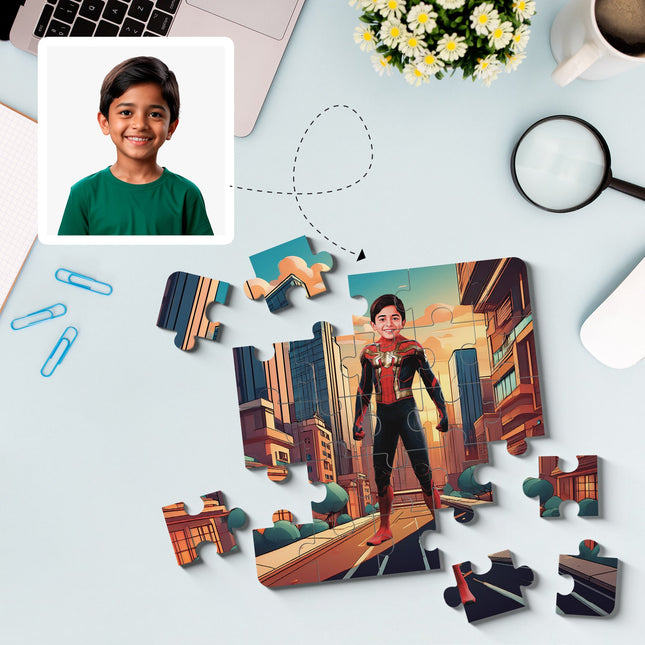 Iron spider-man Superhero Puzzle