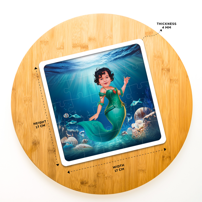 Mermaid Superhero Puzzle