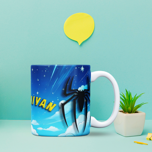 Personalised Superhero Mug for Girls