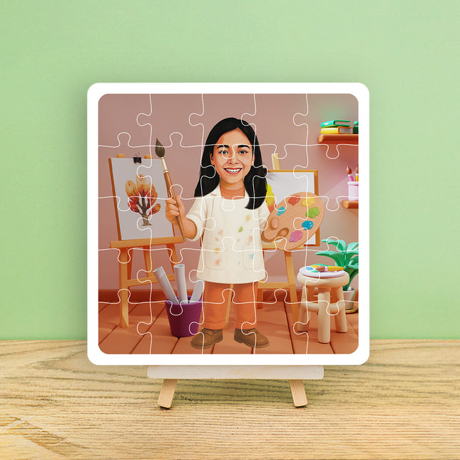 Personalised Artist Desire Puzzle Photo Frame