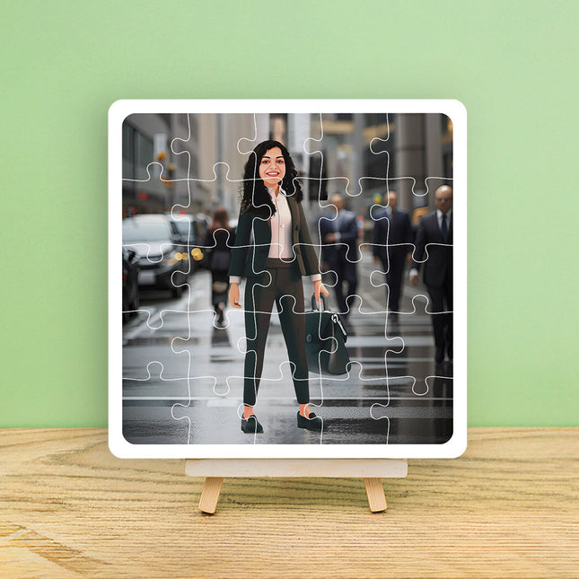 Personalised Bussiness Woman DesirePuzzle Photo Frame