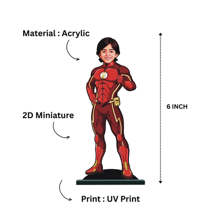 Personalised Superhero Flash Minify Pose 2