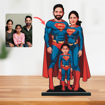 Personalised Superhero Family Superman Minify