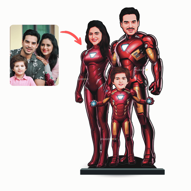 Personalised Superhero Family Ironman Minify