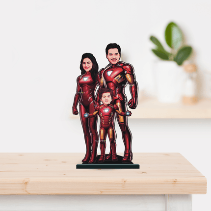 Personalised Superhero Family Ironman Minify