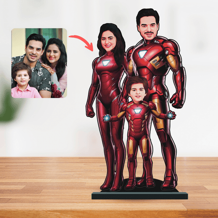 Personalised Superhero Family Ironman Minify