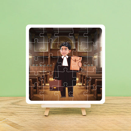 Lawyer Desire Puzzle Photo Frame