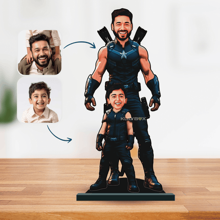 Personalised Superhero Father & Son Hawkeye Minify