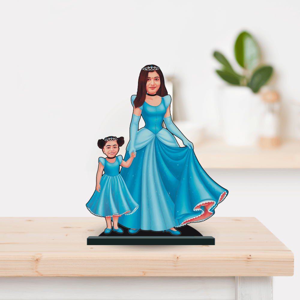 Personalised Superhero Mother & Daughter Cinderella Minify