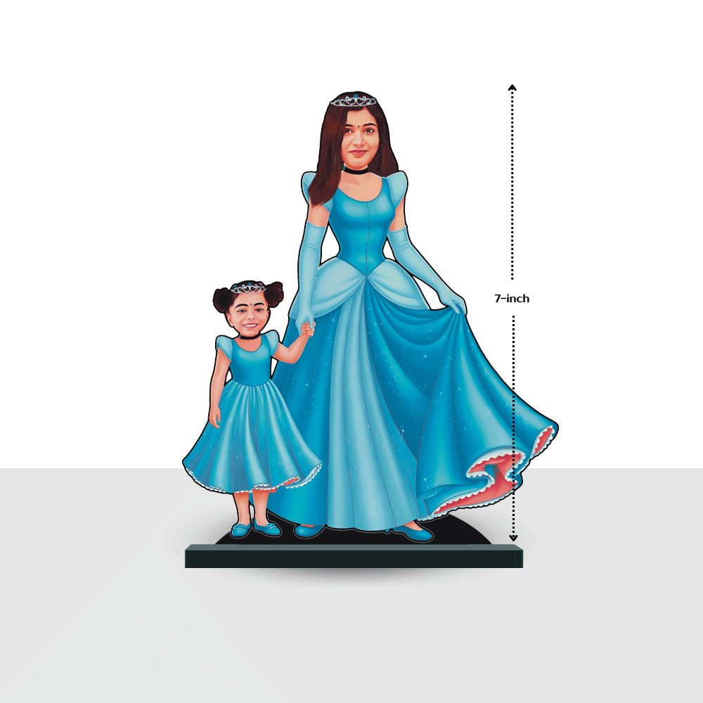 Personalised Superhero Mother & Daughter Cinderella Minify