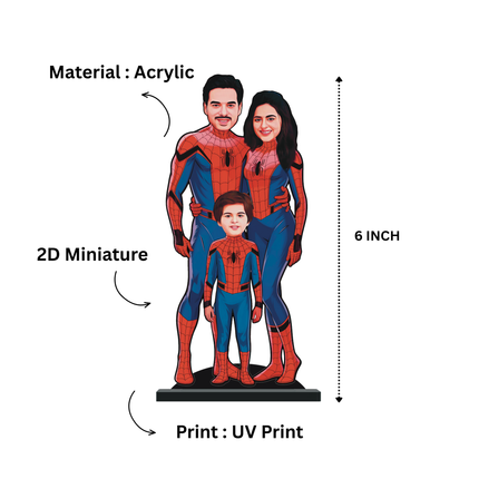 Personalised Superhero Family Spider Man Minify