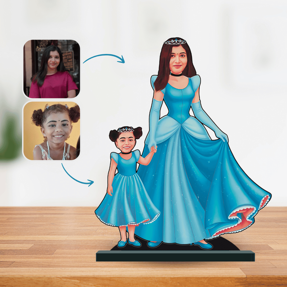 Personalised Superhero Mother & Daughter Cinderella Minify