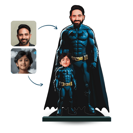 Personalised Superhero Father & Son Batman Minify