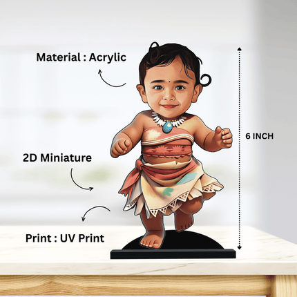 Superhero minify Baby Moana