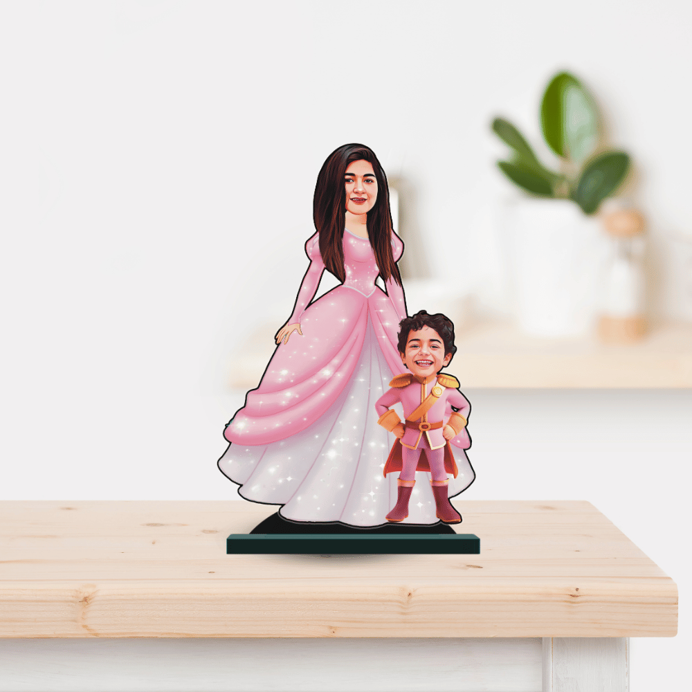 Personalised Superhero Mother & Son Princess Melody Minify