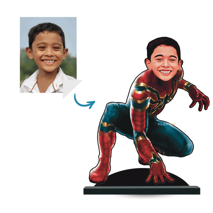 Personalised Superhero Minify Iron Spider Man pose 2