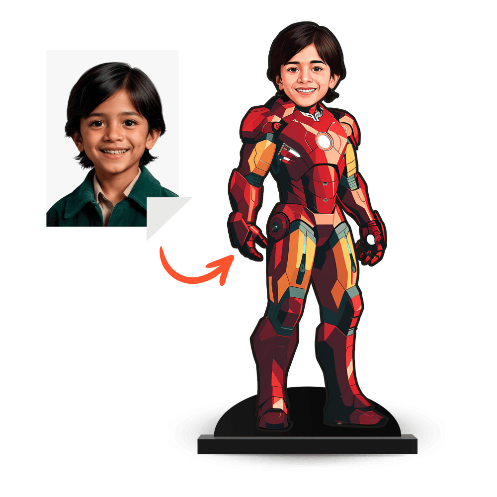 Personalised Superhero Minify Iron Man