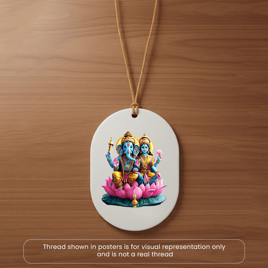 Lakshmi Ganesh Mirror Hanger