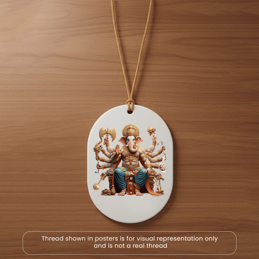 Veera Ganapati  Mirror Hanger