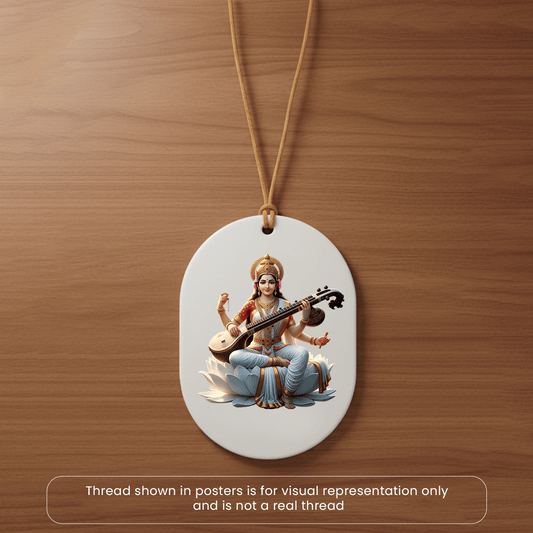 Saraswathi Devi Mirror Hanger