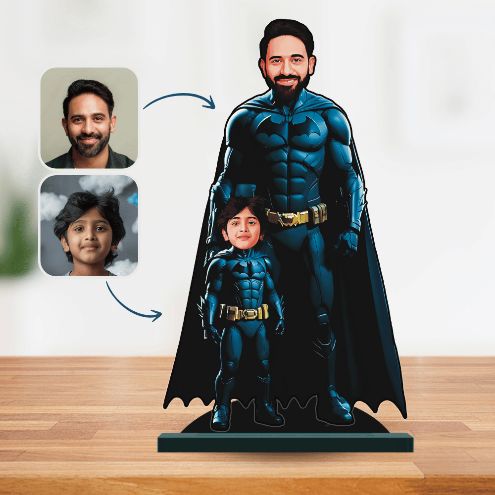 Personalised Superhero Father & Son Batman Minify