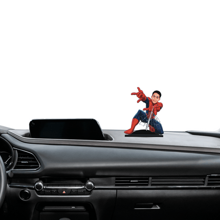 Personalised Superhero Minify Spider Man sitting pose 2