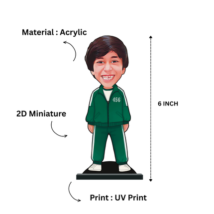 Personalised Superhero  Squid game Player