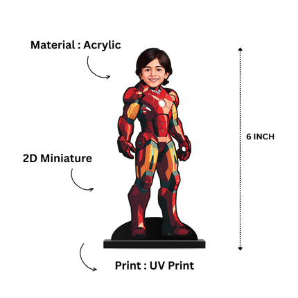 Personalised Superhero Minify Iron Man