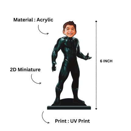 Superhero minify Black Black panther