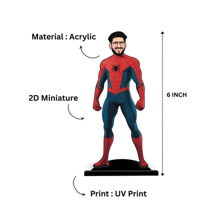 Personalised Spider-man Miniature for Adults