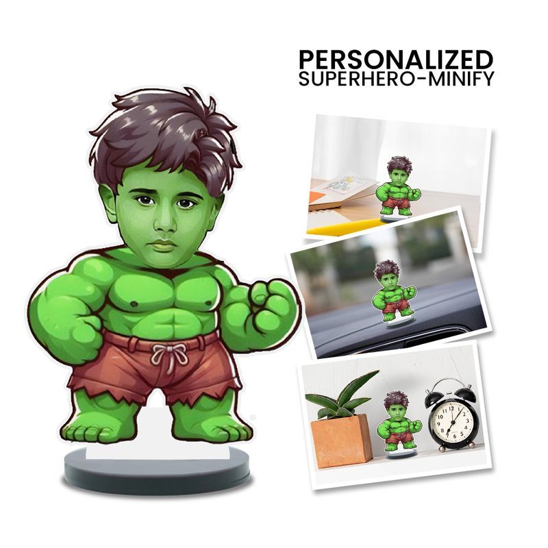 Superhero minify Hulk Kid