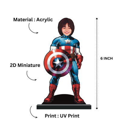 Personalised Superhero Minify Captain America