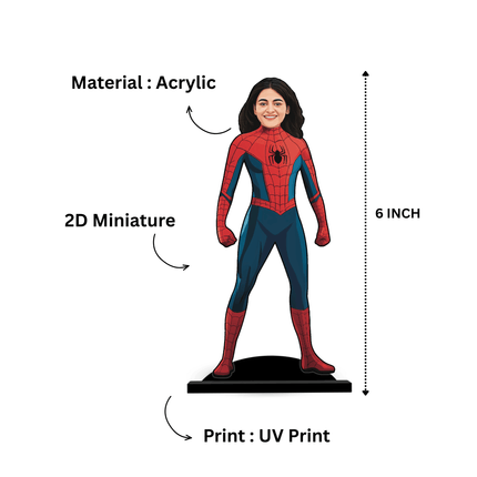 Personalised  Spider-women Miniature for Adults