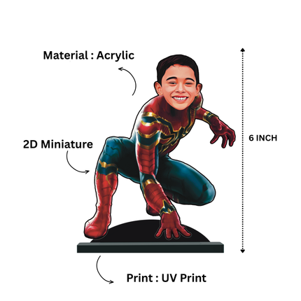 Personalised Superhero Minify Iron Spider Man pose 2