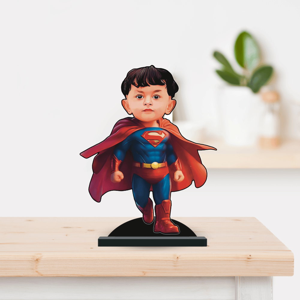 Personalised Superhero Minify Baby Superman Pose 2