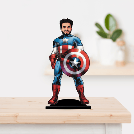 Personalised Captain America Miniature for Adults