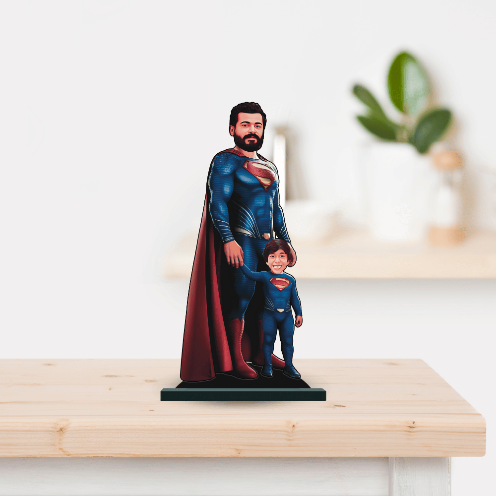 Personalised Superhero Father & Son Super Man Minify