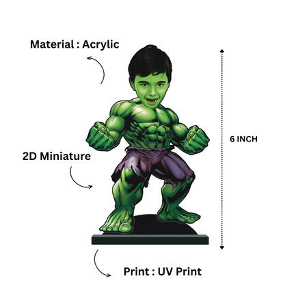 Personalised Superhero Minify Hulk