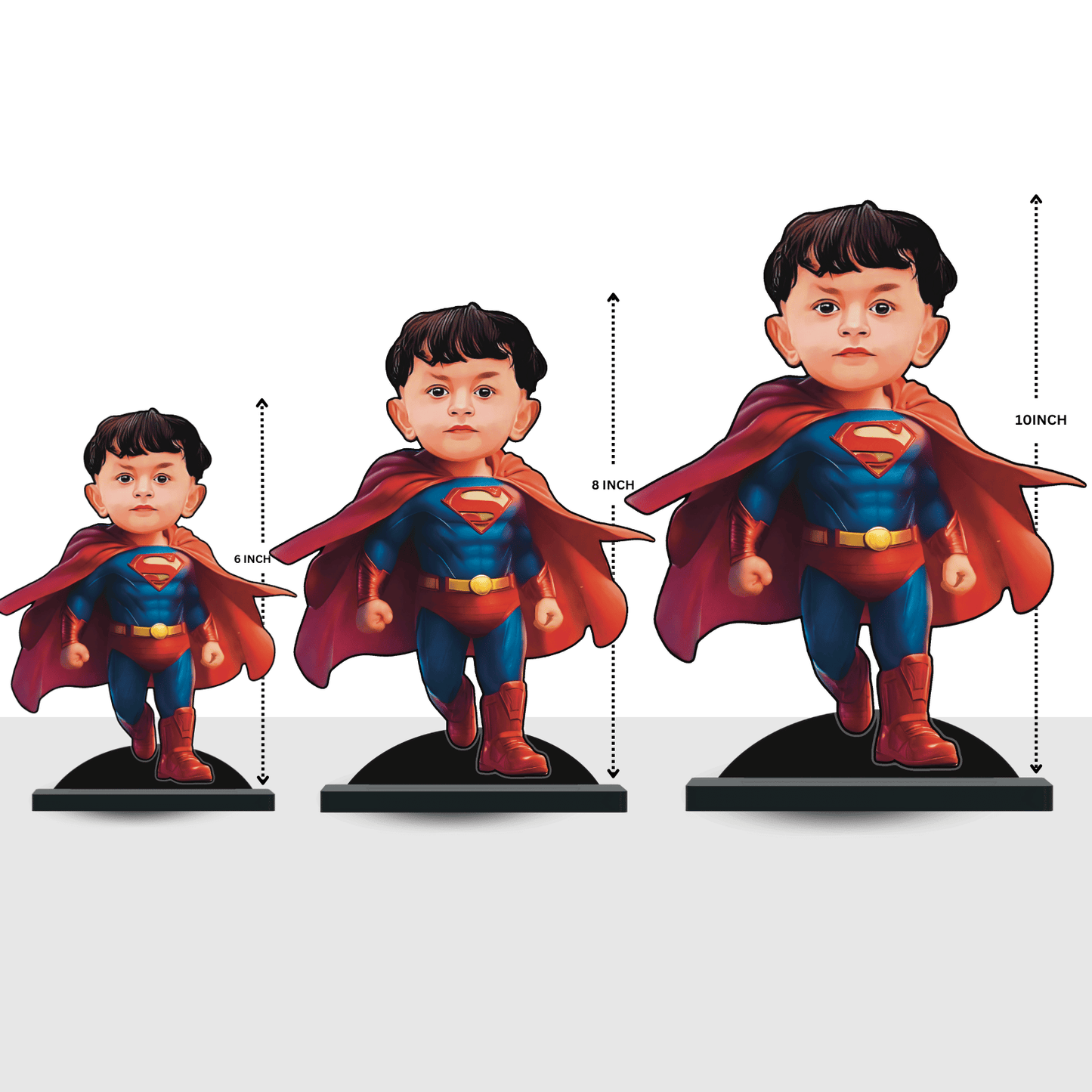 Personalised Superhero Minify Baby Superman Pose 2